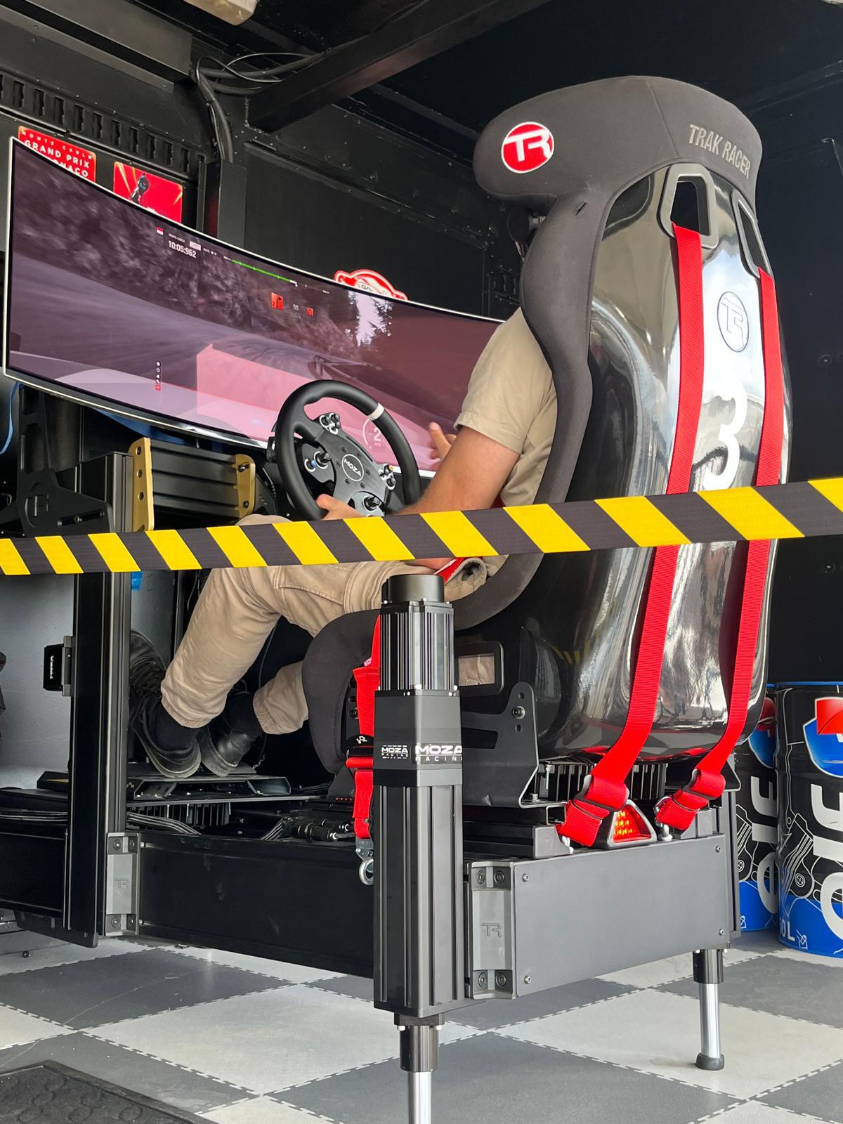 Simulateur VVR en action lors d'un événement
